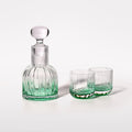 Marshal Carafe with 2 Emerald Water Glasses