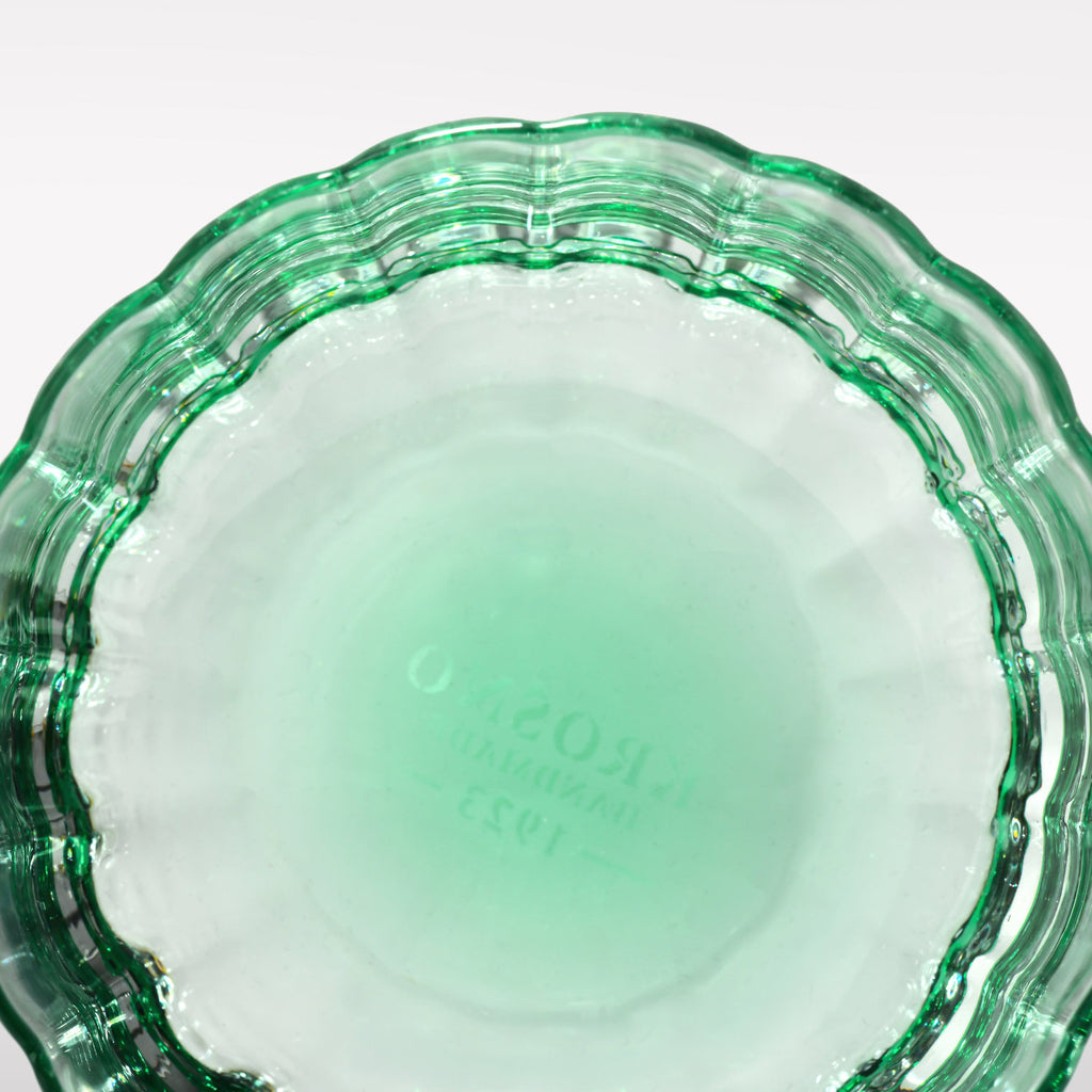 Marshal Carafe with 2 Emerald Water Glasses