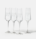 Bride Team Champagne Glasses, 180 ml