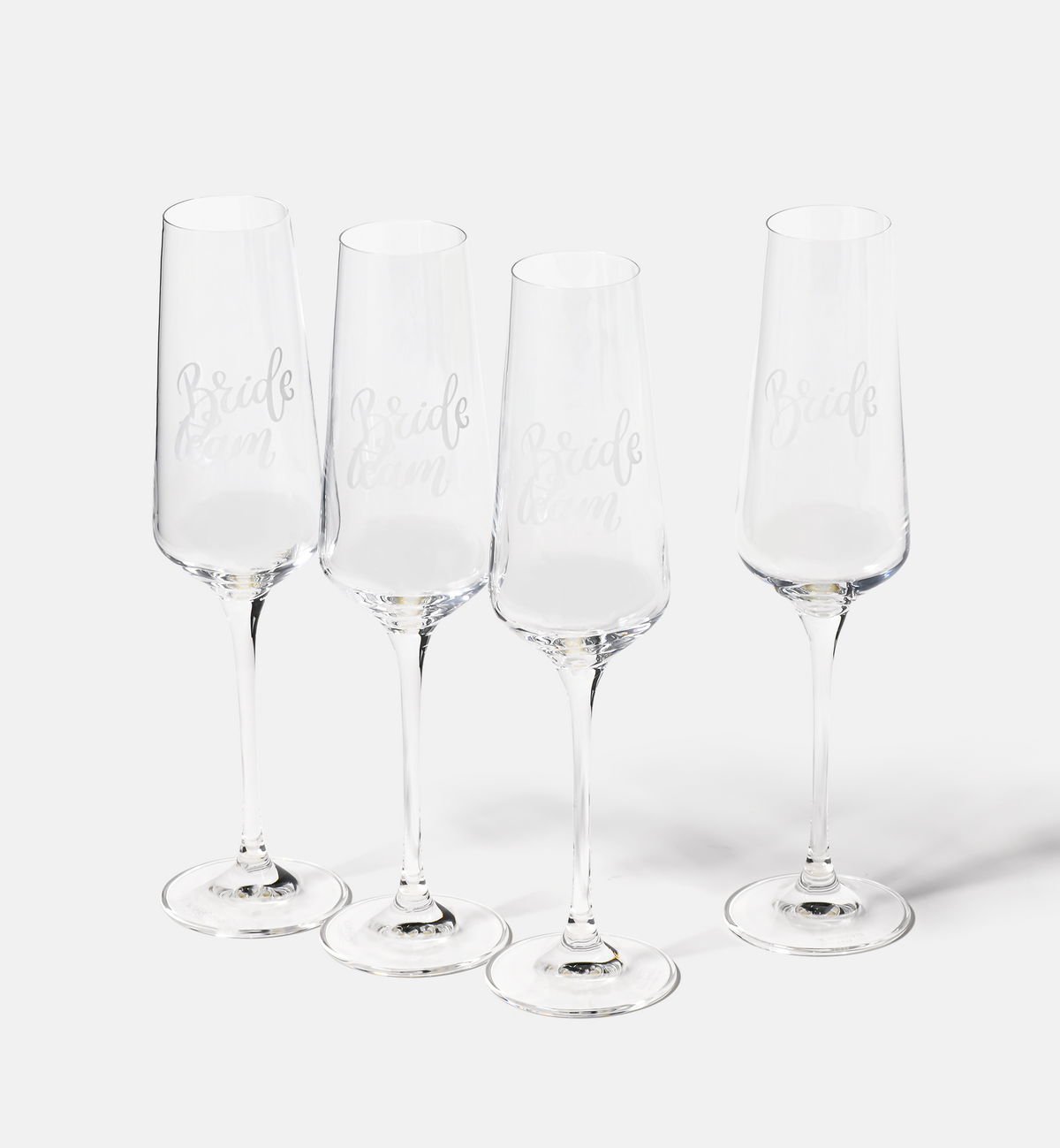 Bride Team Champagne Glasses, 180 ml