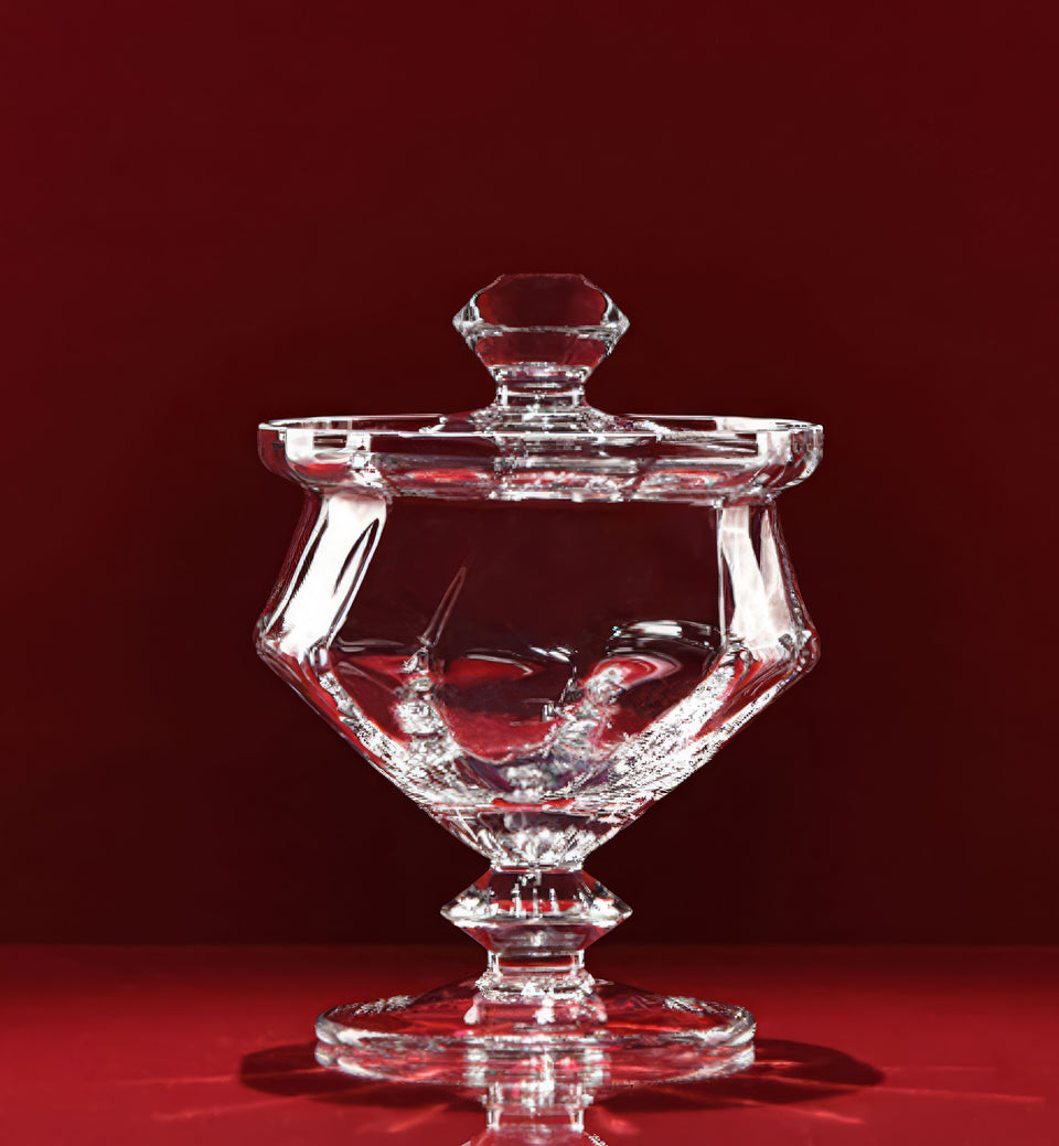 Kryształowa cukiernica 17 cm