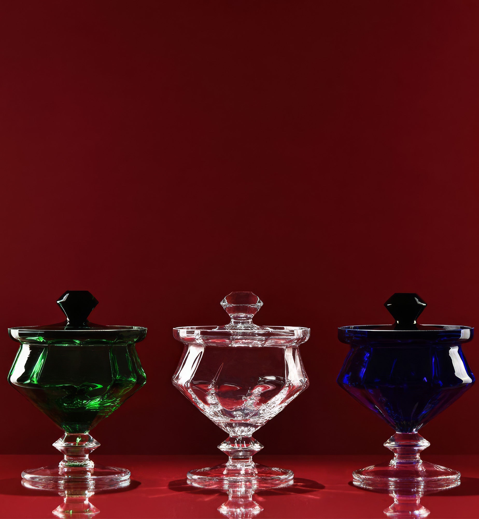Crystal sugar bowl 17 cm