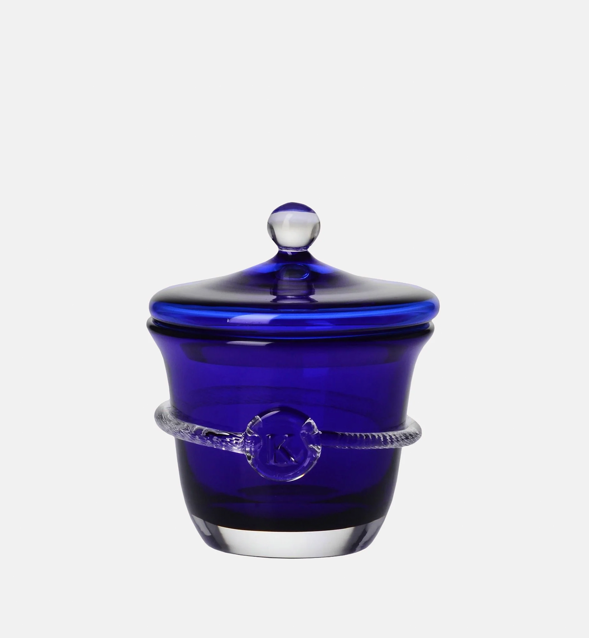 Aurelia Crystal Sugar Bowl, Cobalt