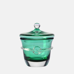 Aurelia Crystal Sugar Bowl, Emerald