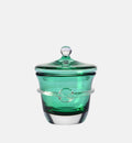 Aurelia Crystal Sugar Bowl, Emerald