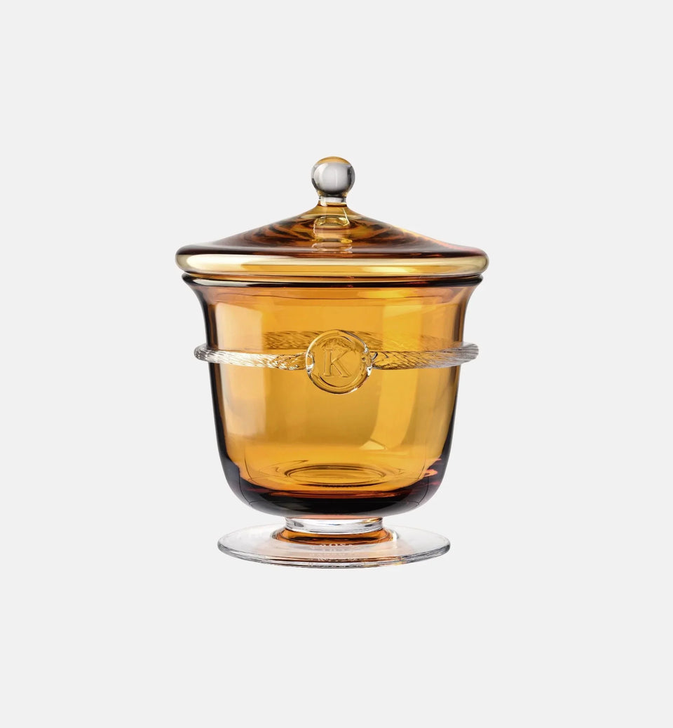 Kristallbehälter mit Deckel Aurelia, Bernstein, 1,7 l