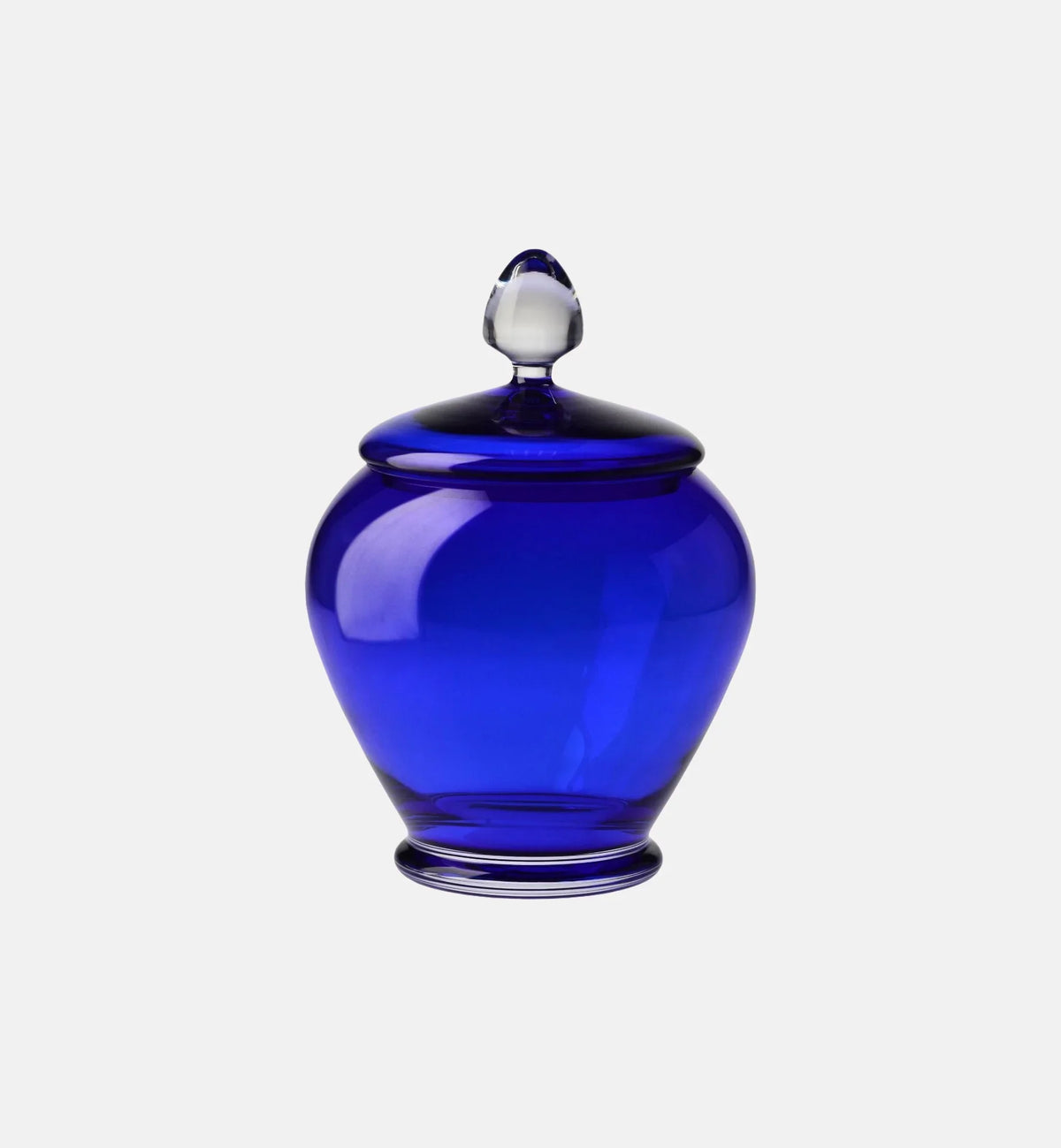 The Palace 0425 Crystal Jar with Lid, Cobalt, 4 L