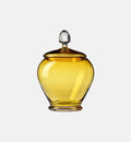 The Palace 0425 Crystal Jar with Lid, Amber, 4 L