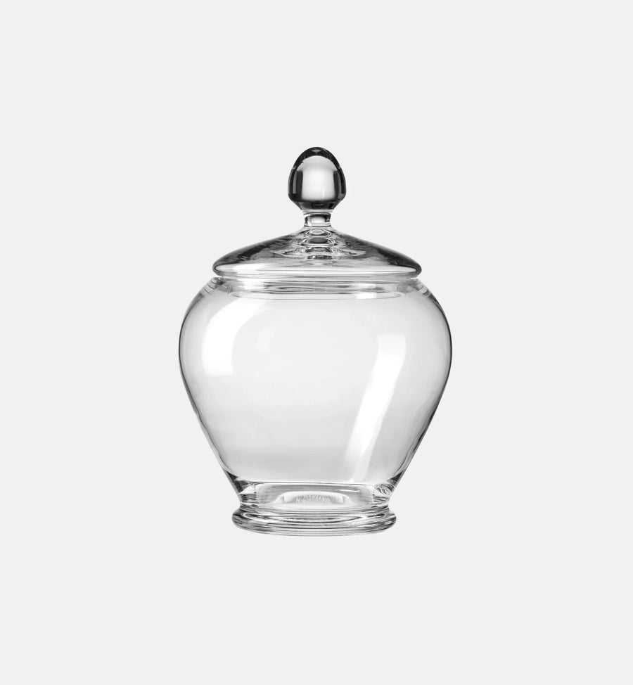 The Palace 0425 Crystal Jar with Lid, Clear, 4 L