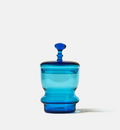 Double Bubble 1969 Crystal Sugar Bowl, Lapis
