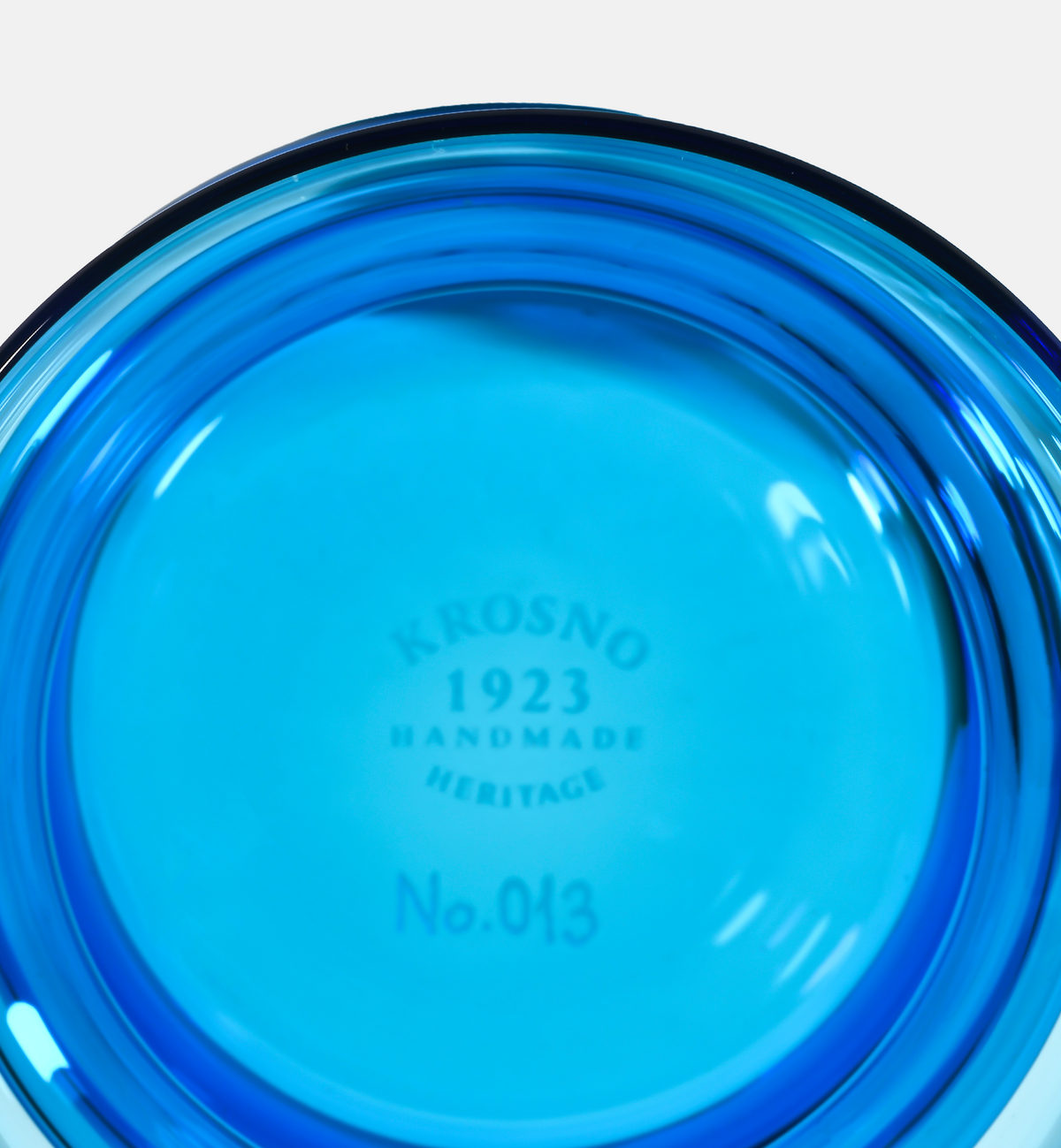 Double Bubble 1969 Crystal Sugar Bowl, Lapis