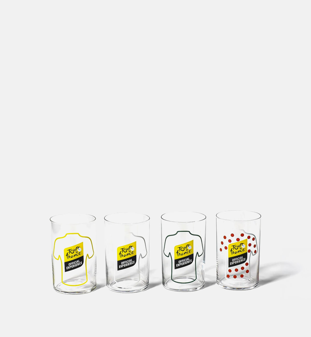Kristall-Trinkgläser Polka Tour de France, 250 ml – 4 Stk., Farblos – Offizieller KROSNO Shop