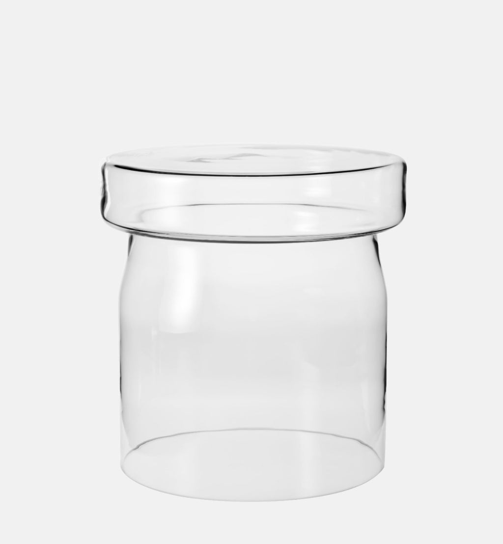 KING clear coffee table