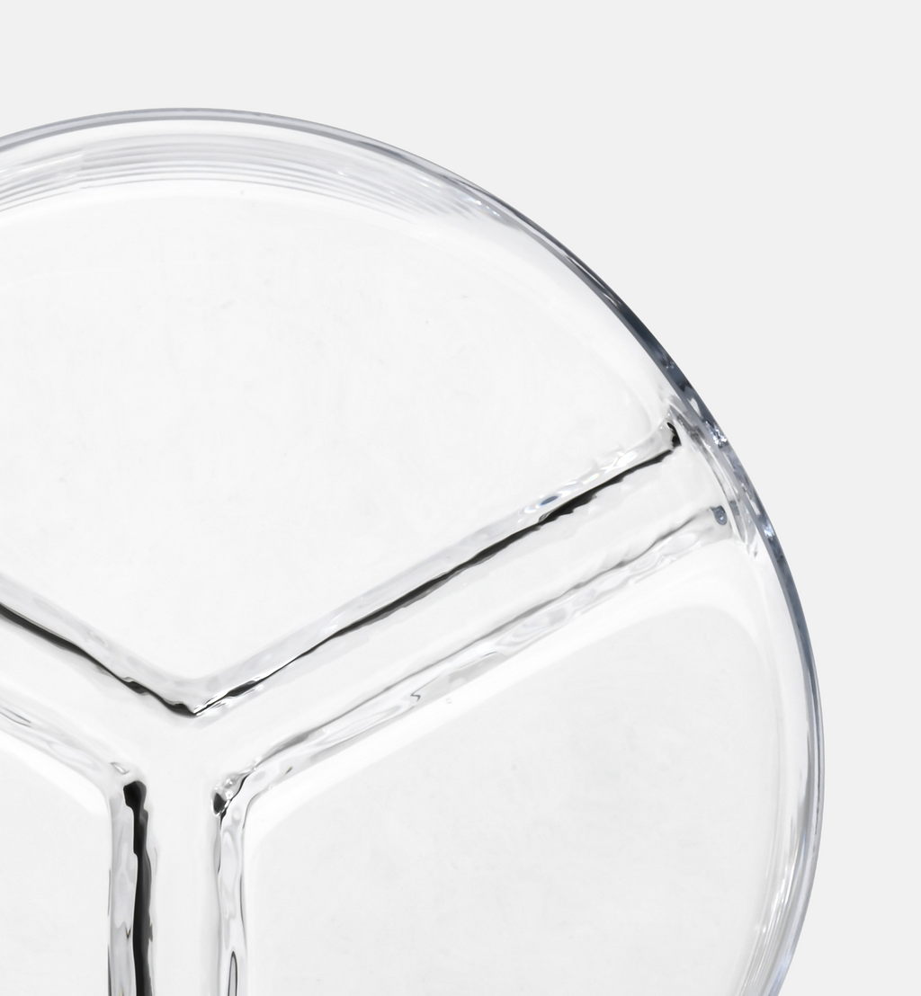 Glamour Three-Section Serving Bowl, 24 cm