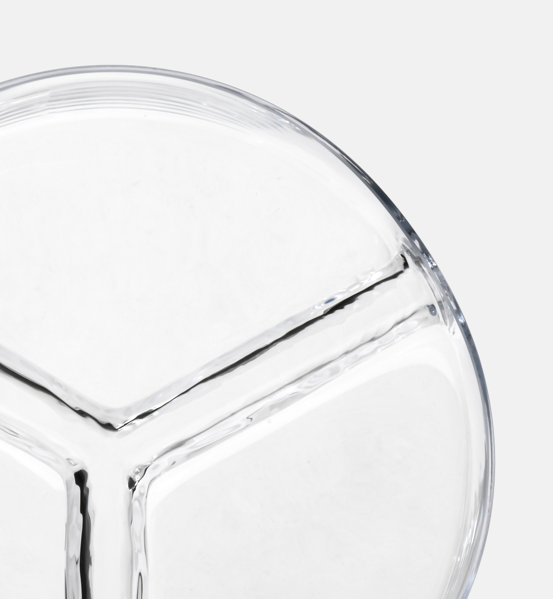 Glamour Three-Section Serving Bowl, 24 cm