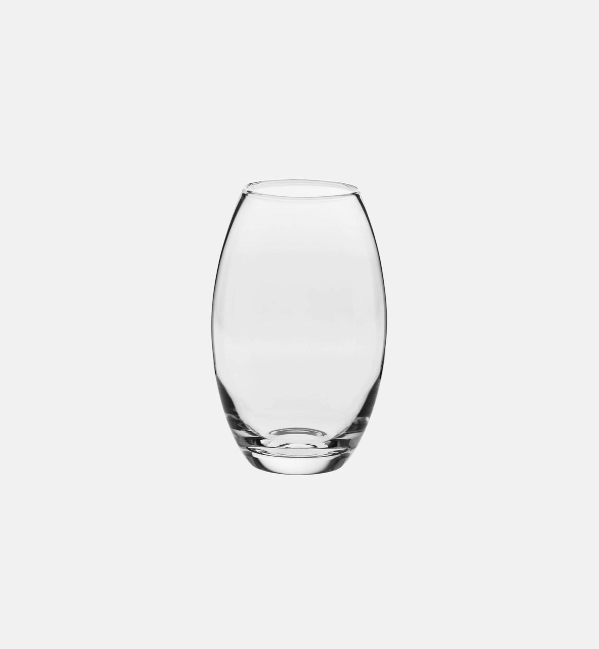 Ovale, glatte Vase 23,5 cm