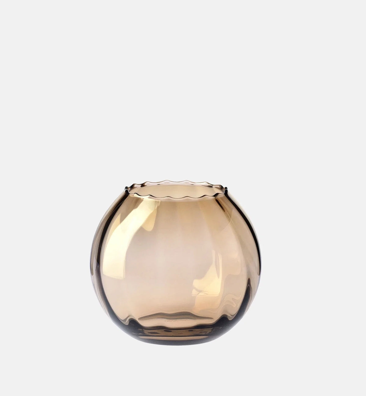 Vase, Smoky Quartz (Full Colour), 15.5 cm