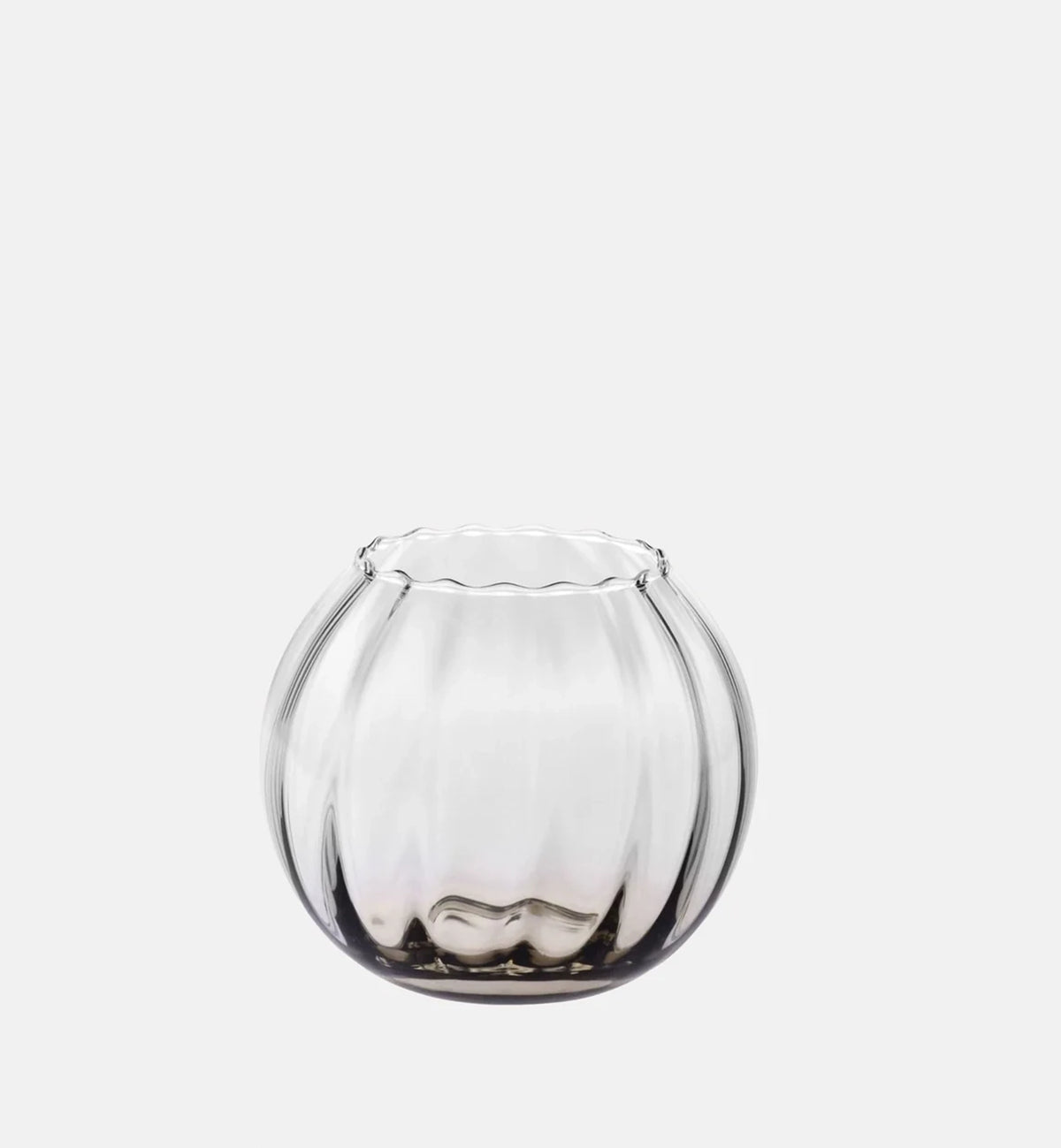 Vase, Smoky Quartz, 15.5 cm