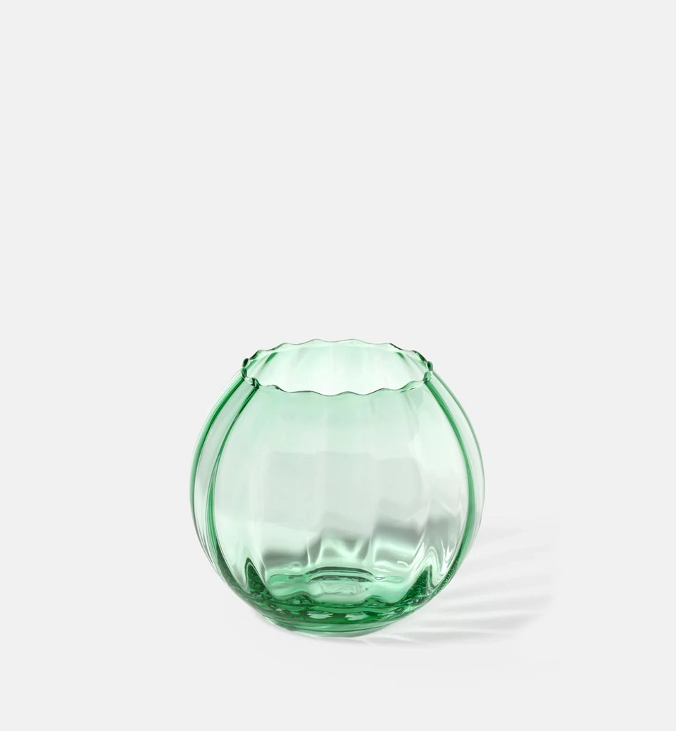 Vase Smaragd (vollfarbig) 15,5 cm
