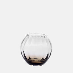 Candle Holders, Smoky Quartz, 11.4 cm