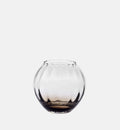 Candle Holders, Smoky Quartz, 11.4 cm