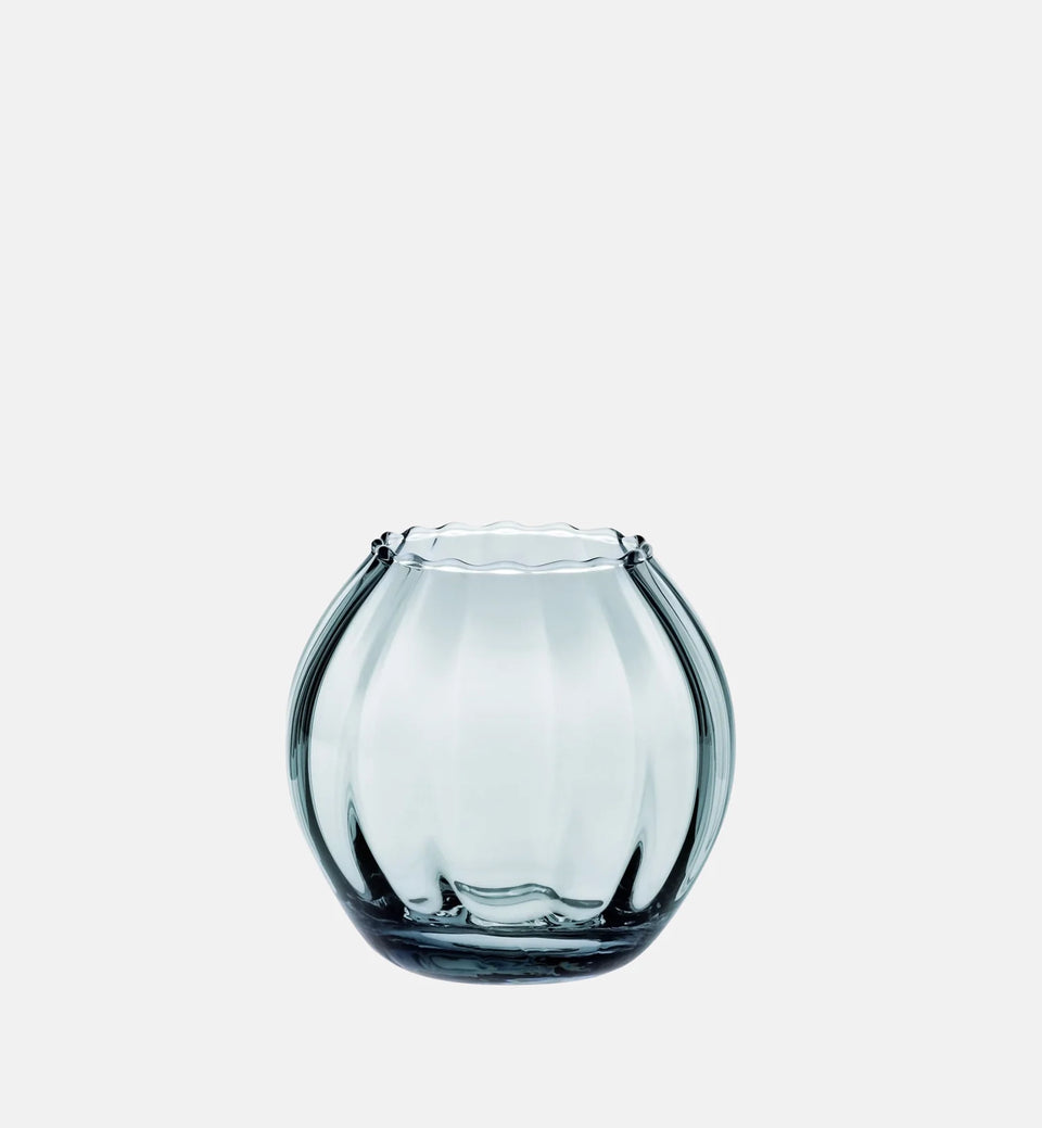 Kerzenhalter Aquamarin (vollfarbig) 11,4 cm