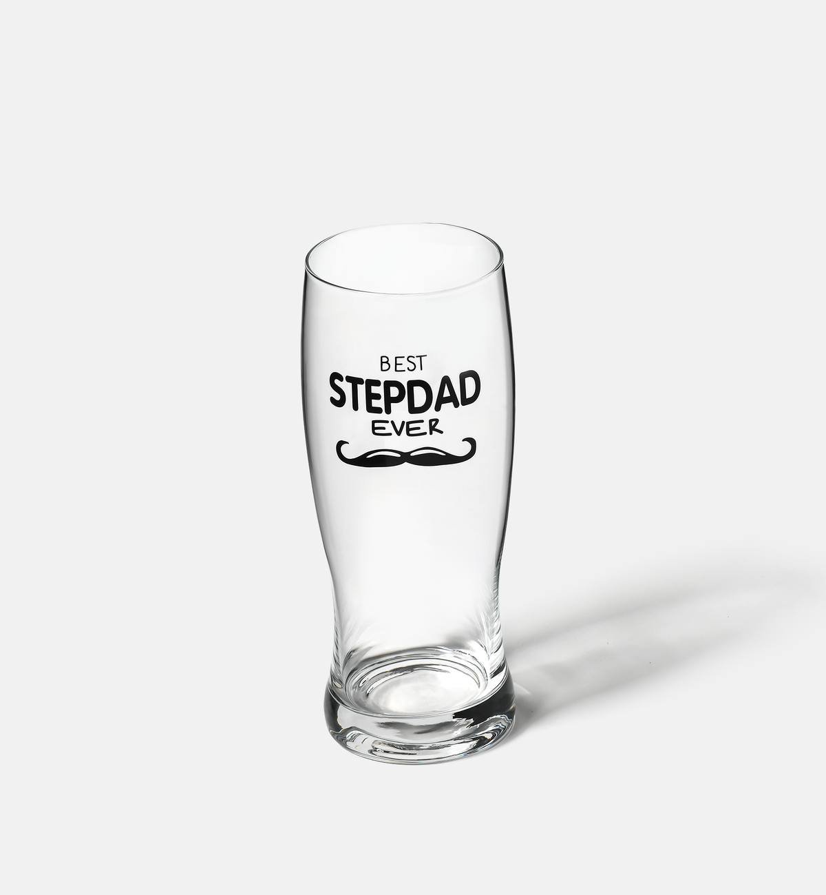 Bierglas „BEST STEPDAD EVER“, 500 ml – 1 Stk., Farblos – Offizieller KROSNO Shop