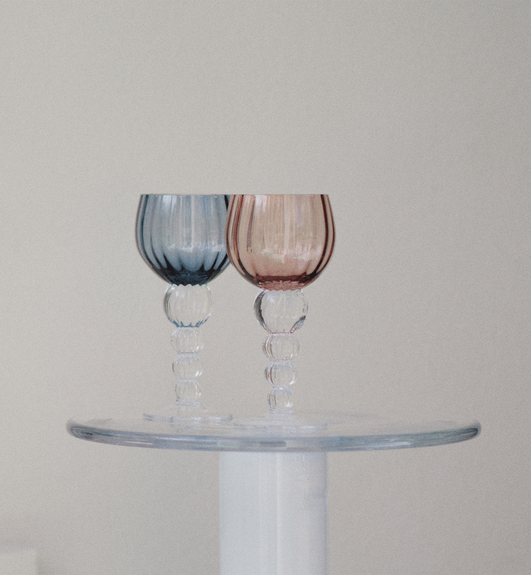 Mirel Crystal Glasses, Navy, 350 ml