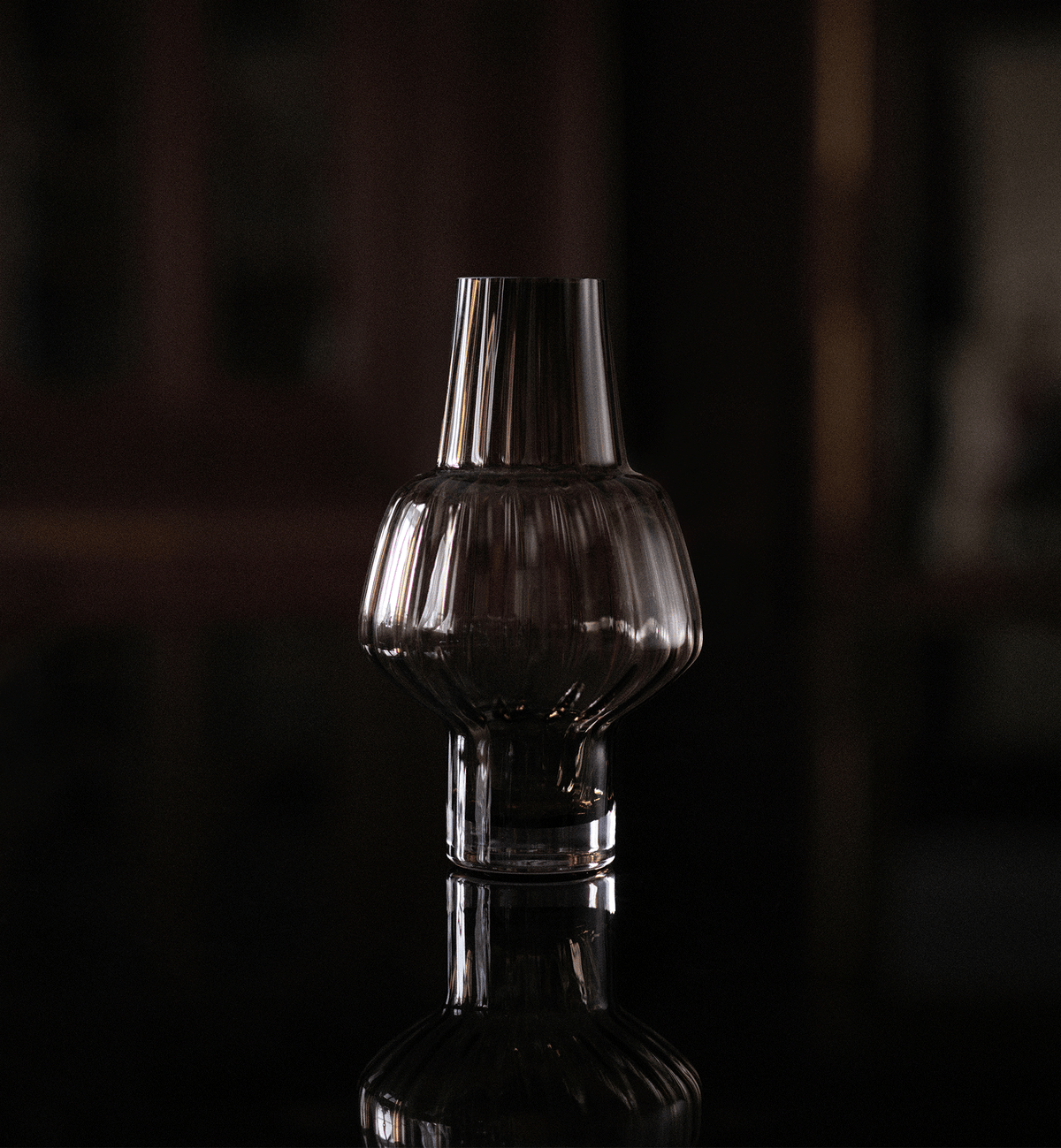 Muse Vase, Clear, 40 cm