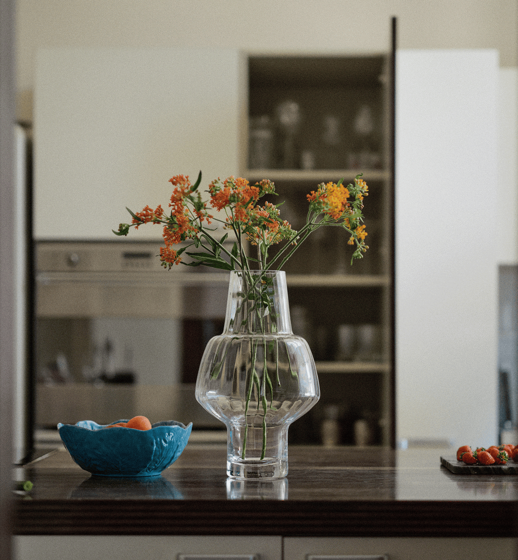 Muse Vase, Clear, 40 cm
