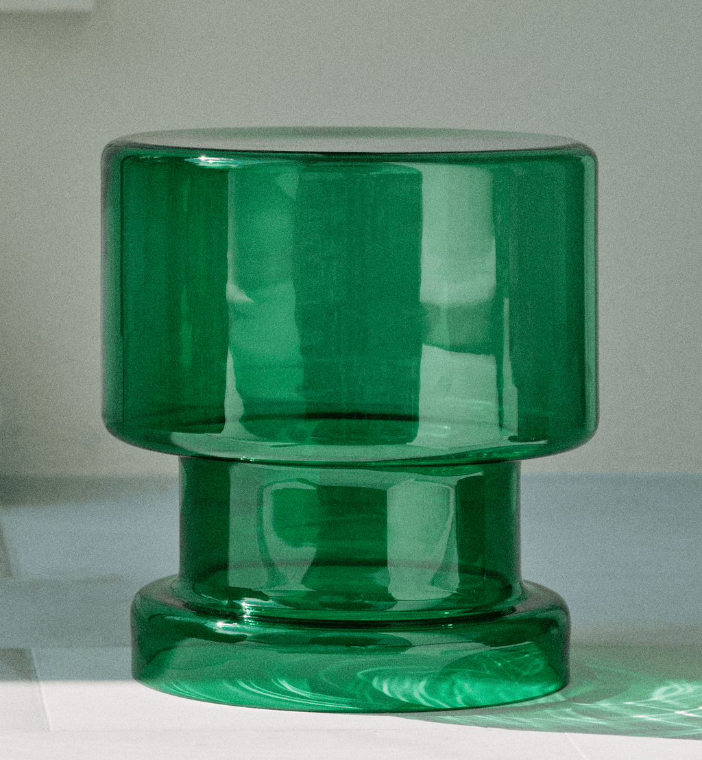 Glass Coffee Table 01, Emerald