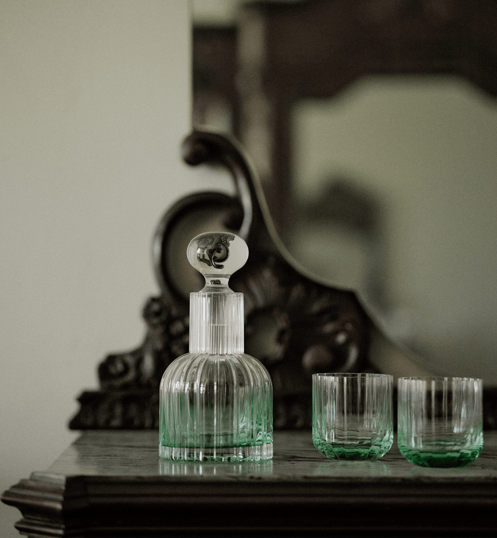 Marszałkowska Water Tumblers, Emerald, 300 ml
