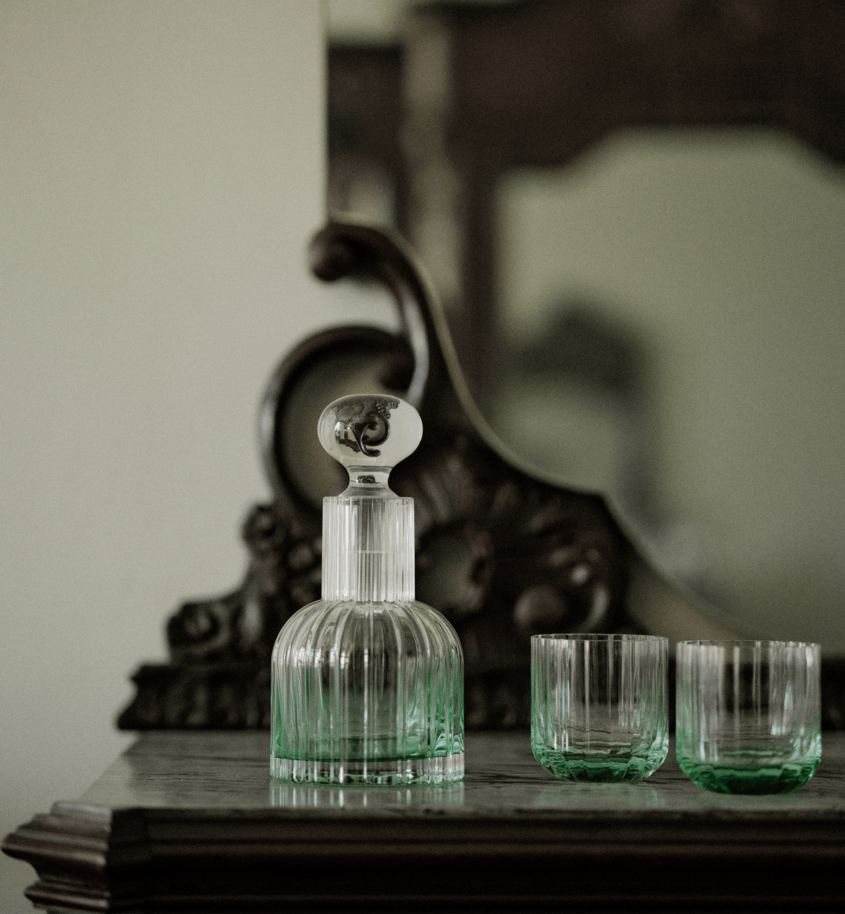 Marszałkowska Water Tumblers, Emerald, 300 ml