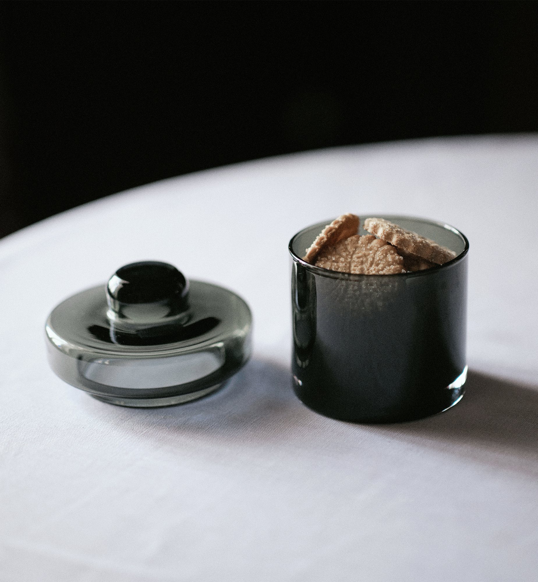 Container with Lid Graphite 14.5 cm